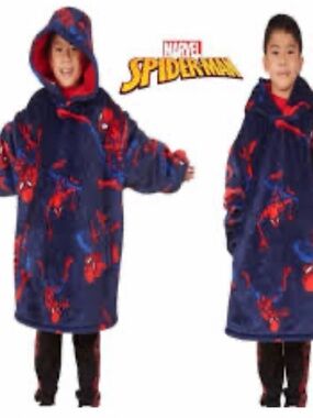 🕷️MARVEL Spider-Man Oversized Fleece Blanket Hoodie